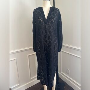 Stylish Black Lace kaftan